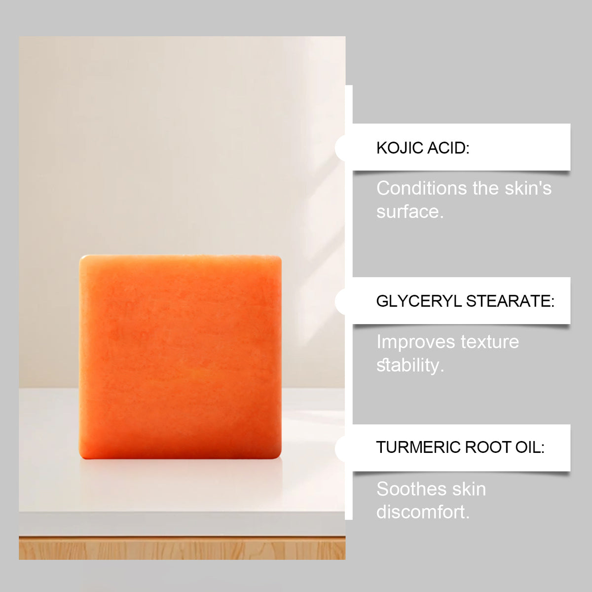 Kojic Acid Facial Cleansing Soap 100g - Brightening Skin Care Bar