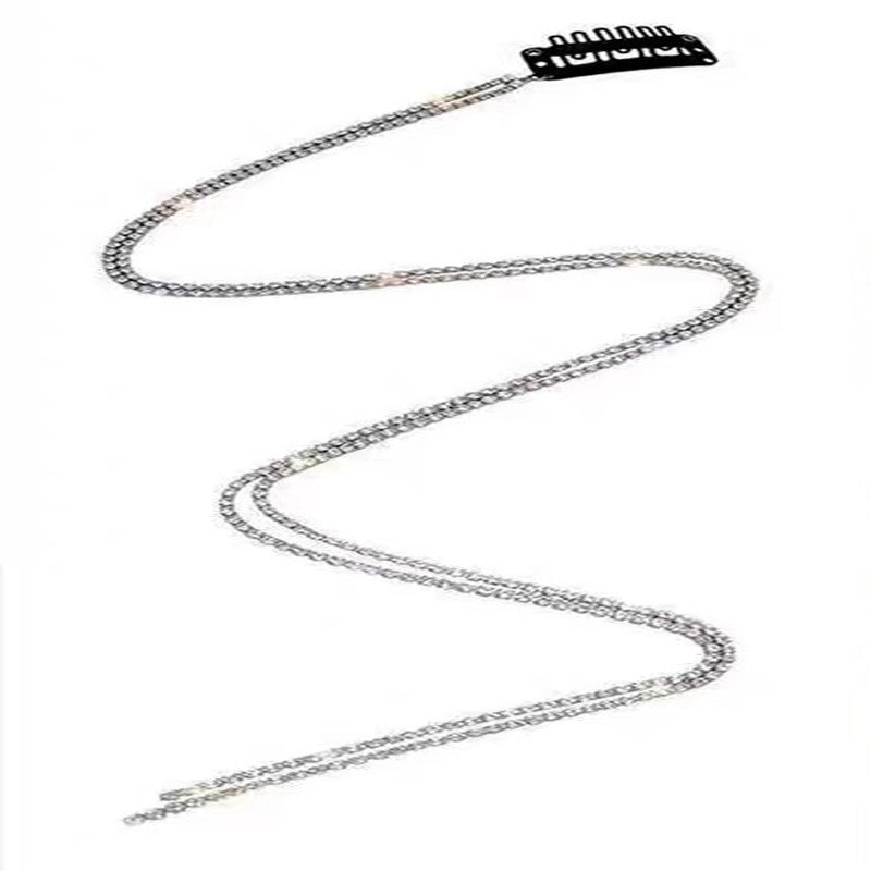 Women's Rhinestone Tassel Hair Chain Hairpin - Geometric Diamond Style