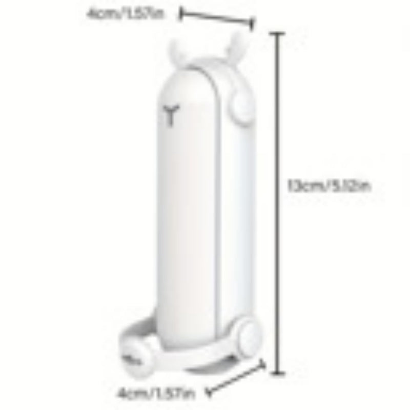 Portable Folding Handheld Fan with USB Power Bank & Flashlight - 3-in-1 Mini Fan