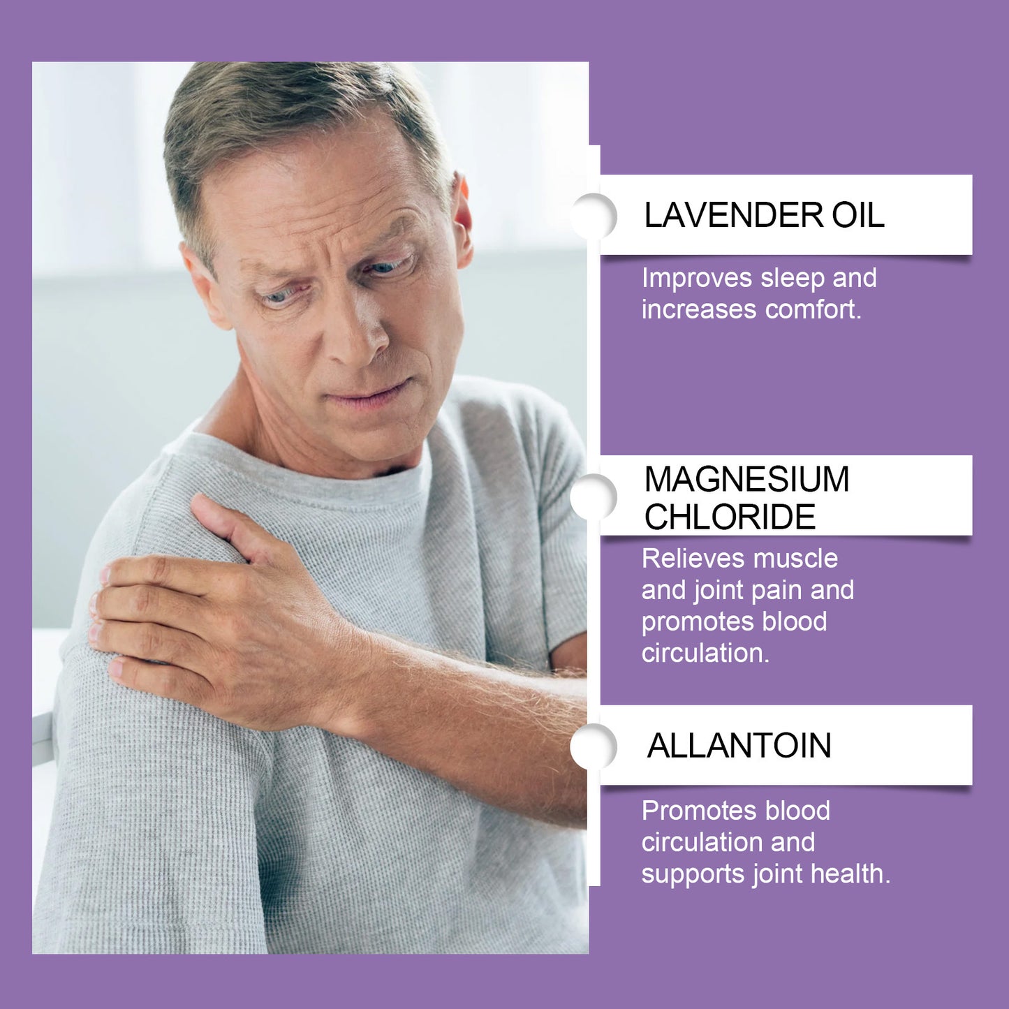 Magnesium Body Cream for Joint Relief - 60g Soothing Massage Lotion