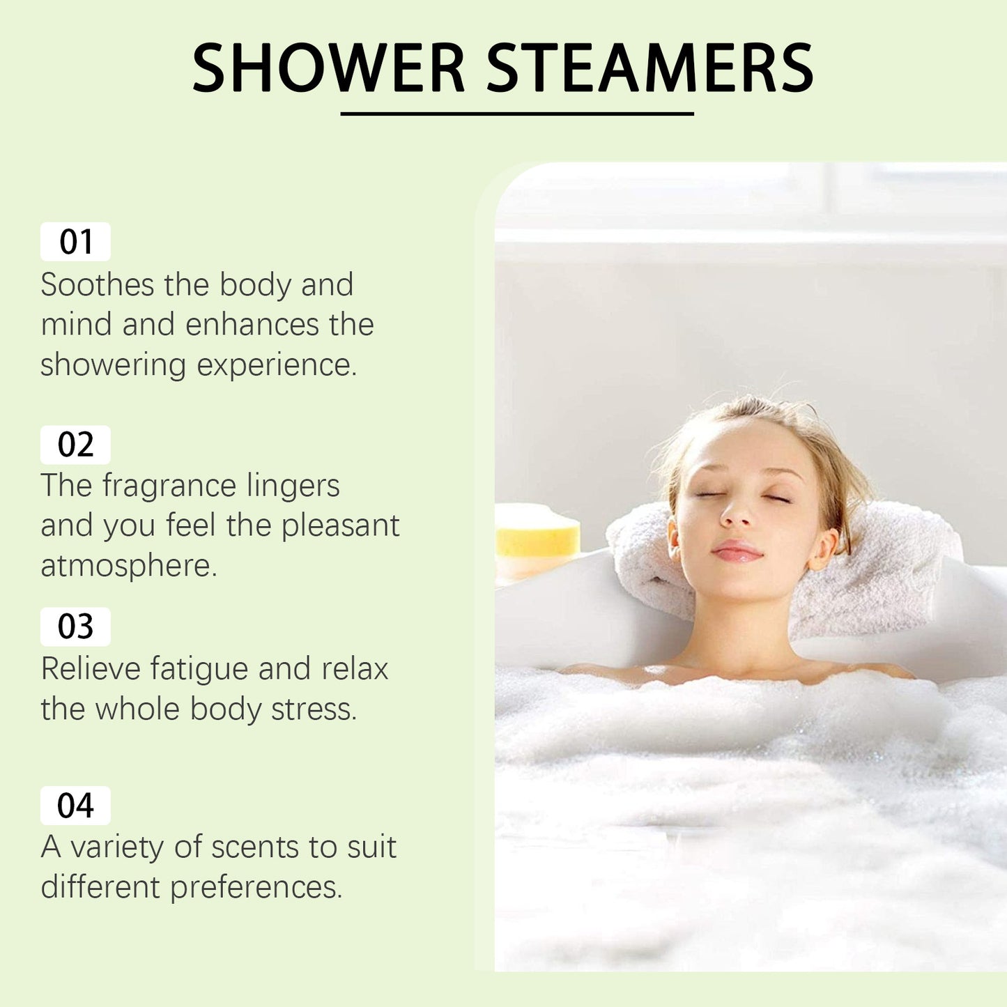 Aromatic Citrus Shower Steamers - 6 Pack for Relaxing Body Care