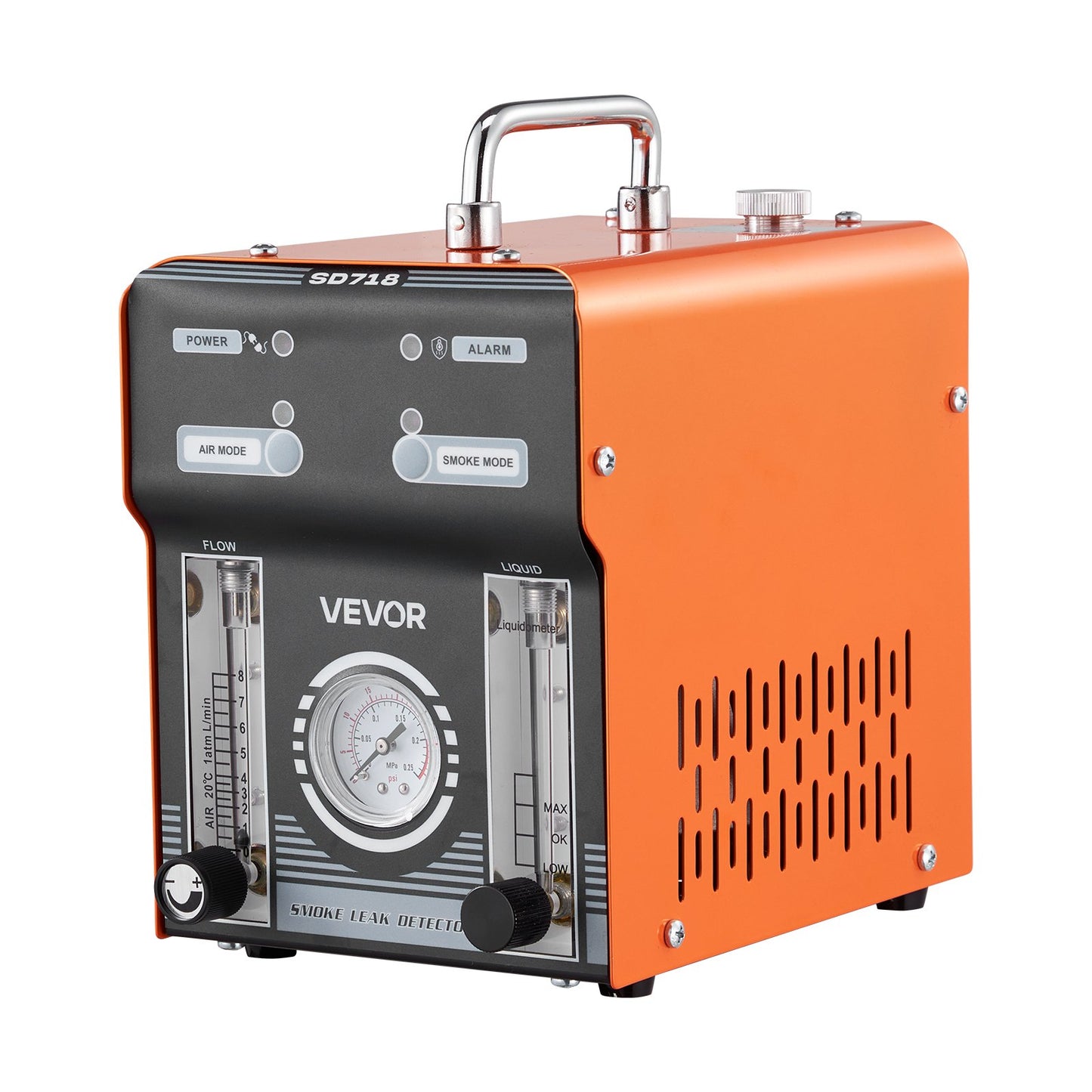 Automotive Leak Detection Smoke Machine with Air Pump & Pressure Gauge