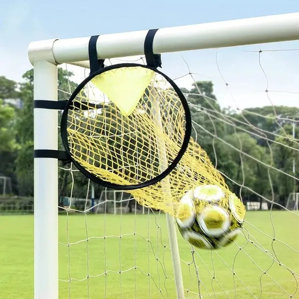 Soccer Training Target Nets 2-Pack - Foldable Goal Practice Aids for Shooting Accuracy