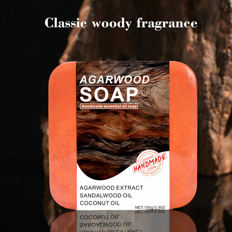 Agarwood Essential Oil Soap Bar - 100g