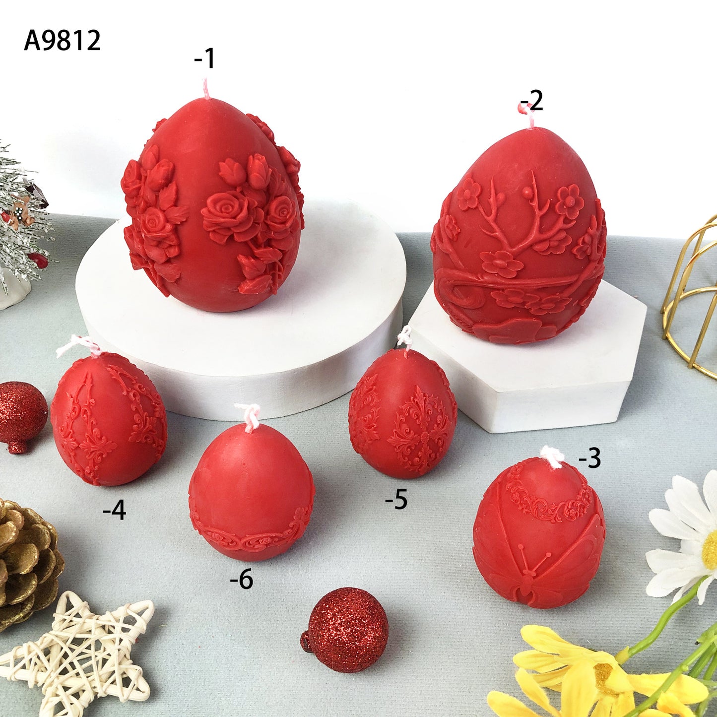 Egg Silicone Mold for Baking, Chocolate, Candle Making & Crafts - Irregular Shapes