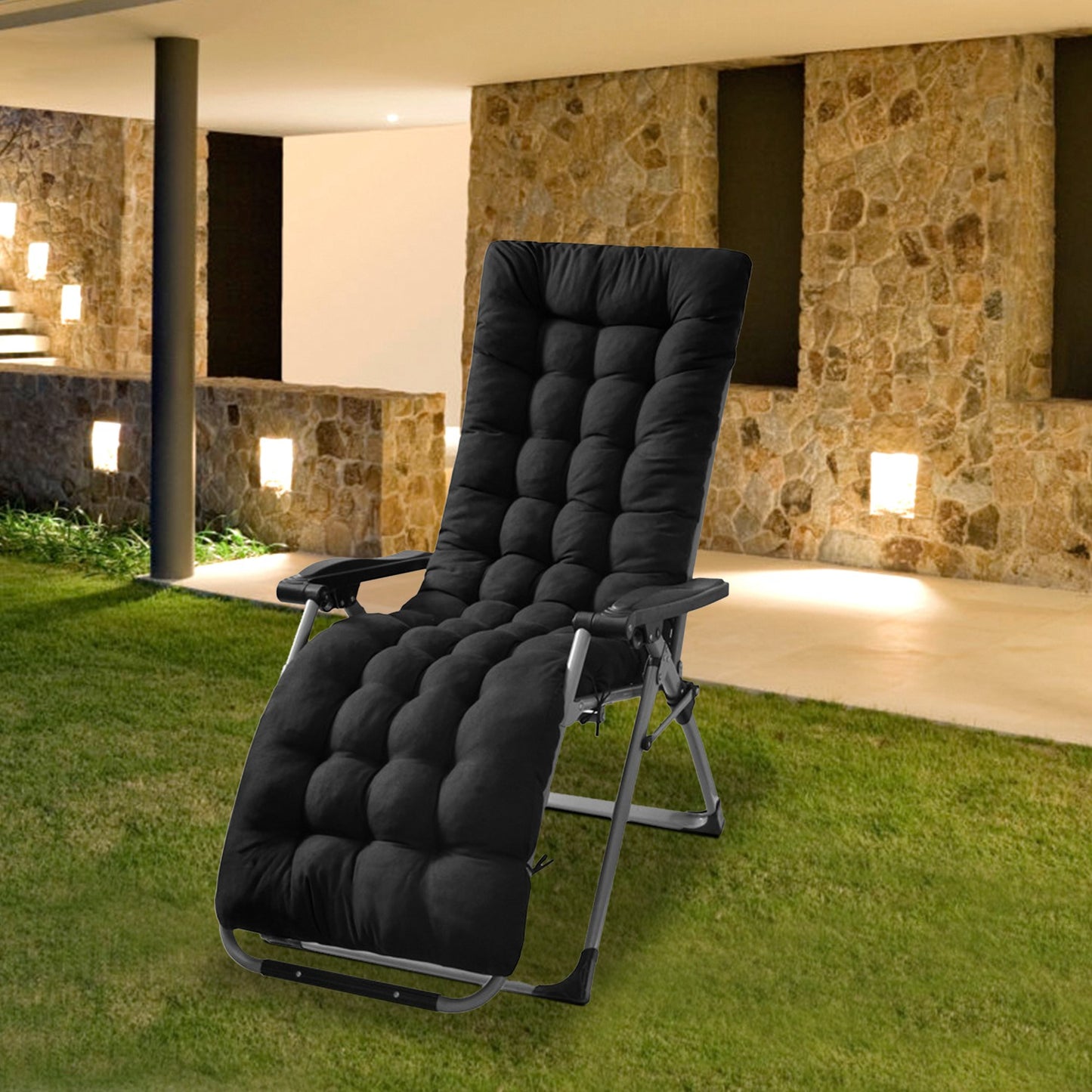 Comfortable Lounger Cushion for Deck Chairs - 67x22in & 71x22in Options