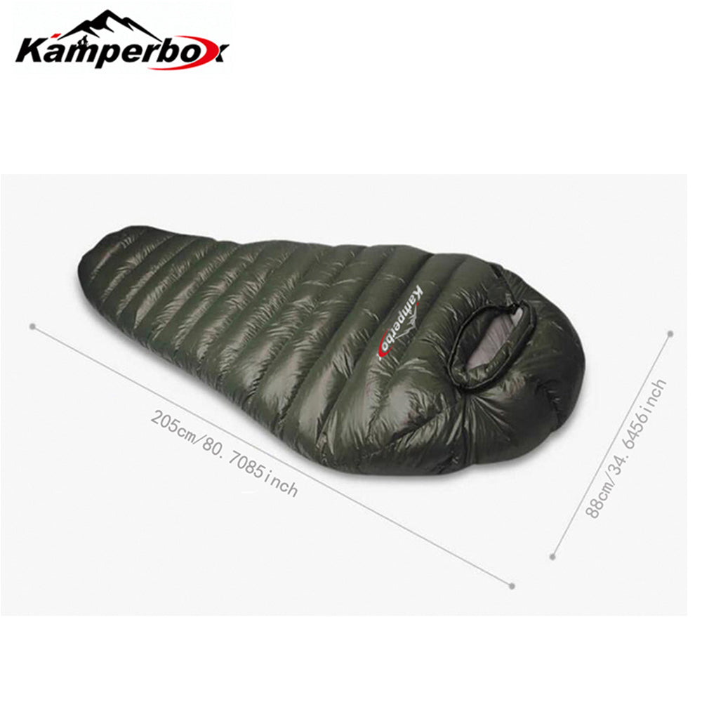 Cold Weather Down Sleeping Bag for Winter Camping - AM1000