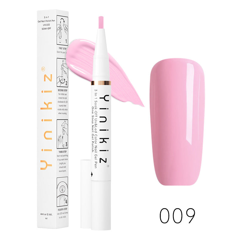 One-Step UV Nail Polish Pen - Fast, Convenient Manicure Gel, 4ml