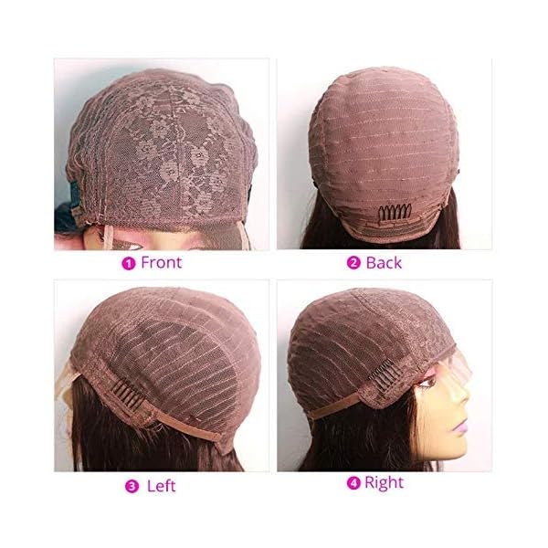 Body Wave Human Hair Lace Closure Wig - 150% Density Natural Color