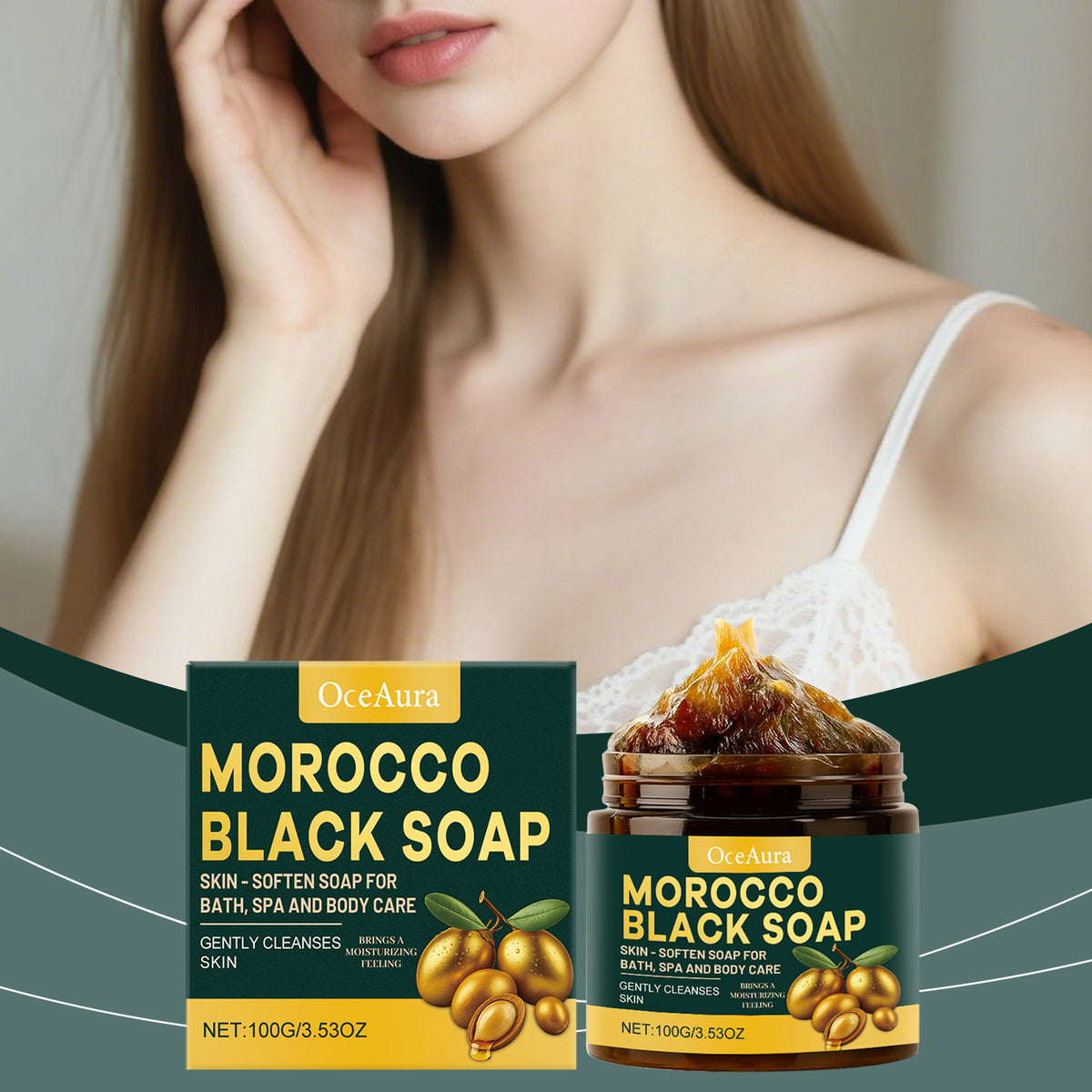 Black Soap Bar 100g - Gentle Cleansing & Moisturizing