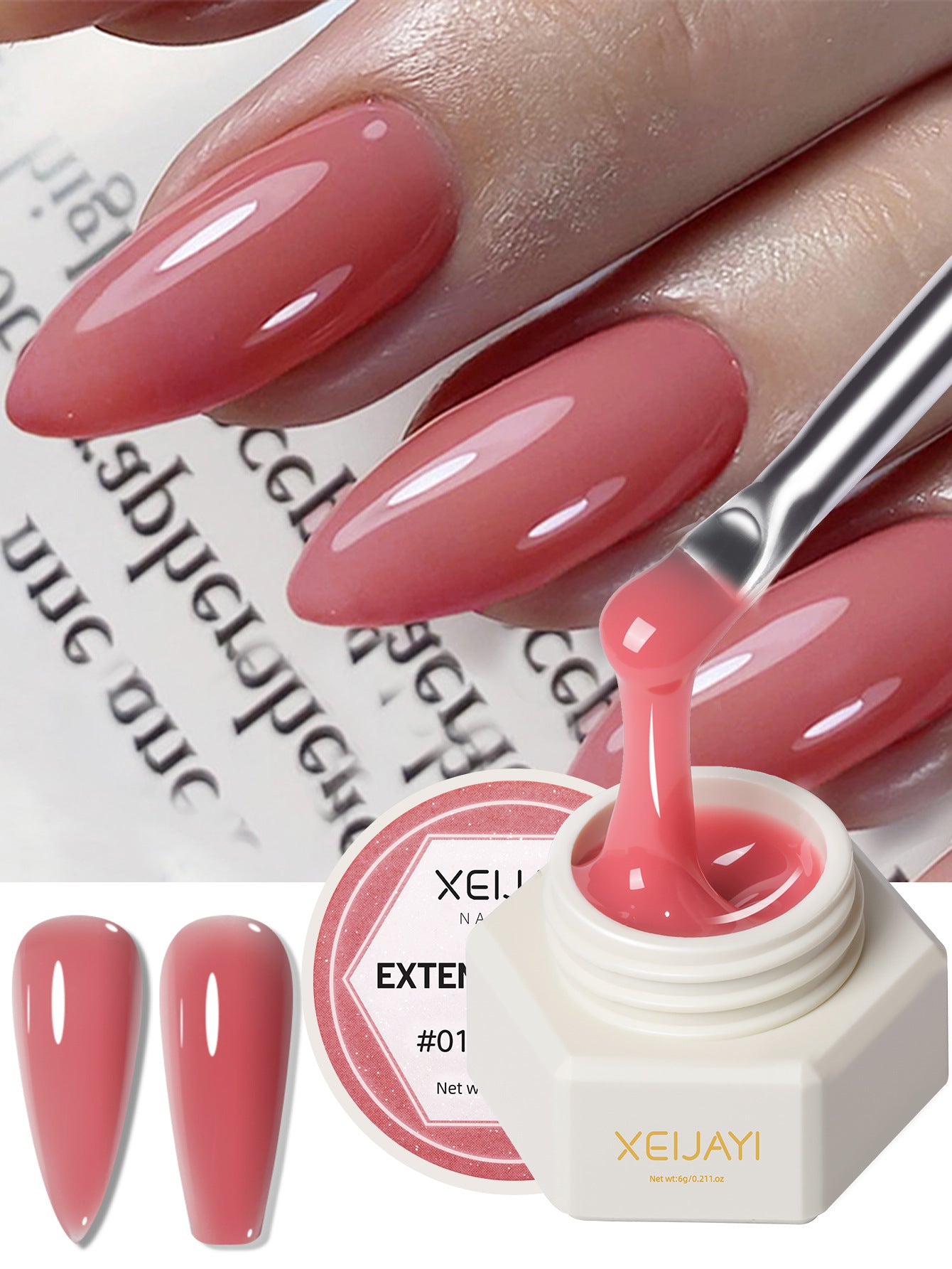 Canned Nail Extension Gel Solid Sculpting Nail Art Kit - Multiple Specifications
