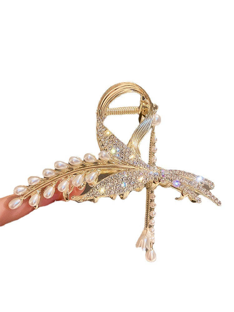 Summer Tassel Hair Clip - Gold