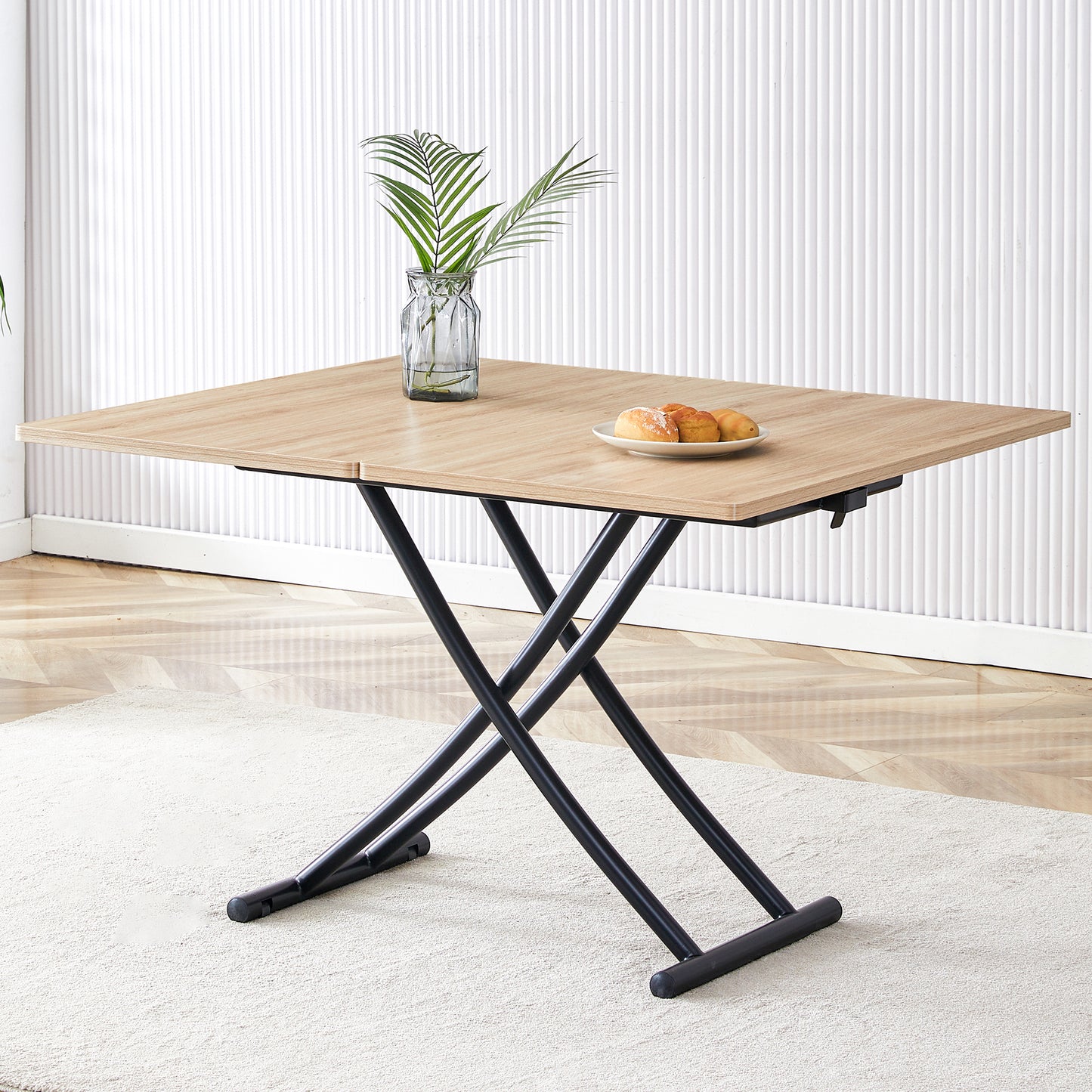 Modern Minimalist Multifunctional Lift Table With 0.8-inch MFC