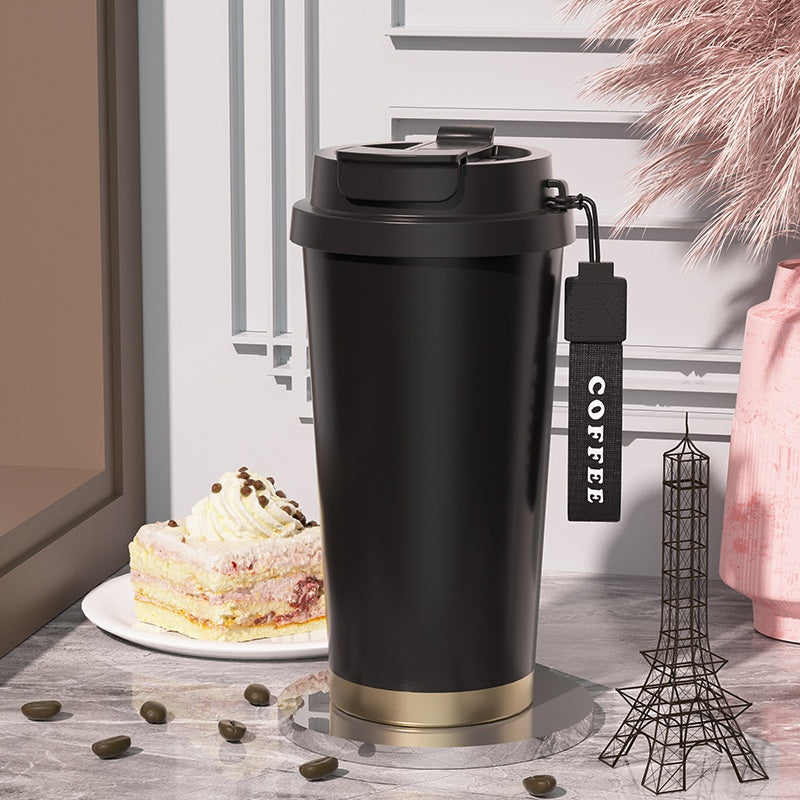 Insulated Stainless Steel Cup with Ceramic Inner Liner 520ml - Multiple Colors