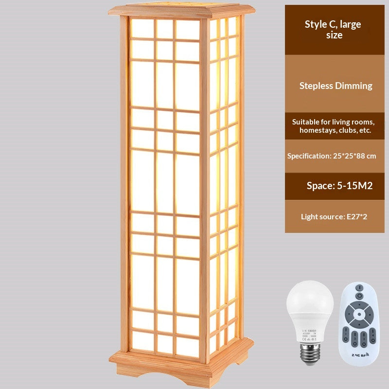 Chinese-Style Bamboo Lamp for Living Room Home Decor