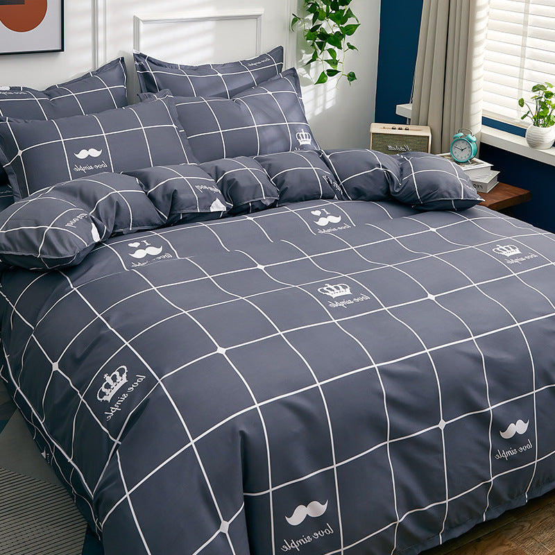 Student Dormitory Single Duvet Cover Set - Autumn & Winter Bedding