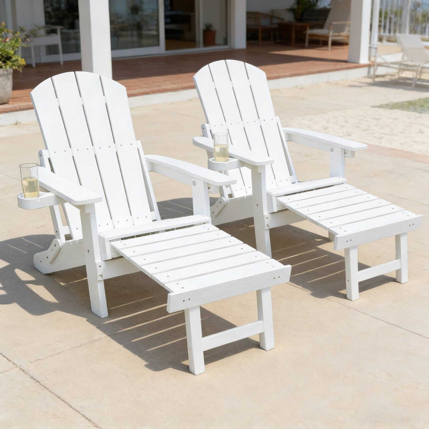 2-Piece All-Season Outdoor Lounge Chairs Perfect For Patio Chats &