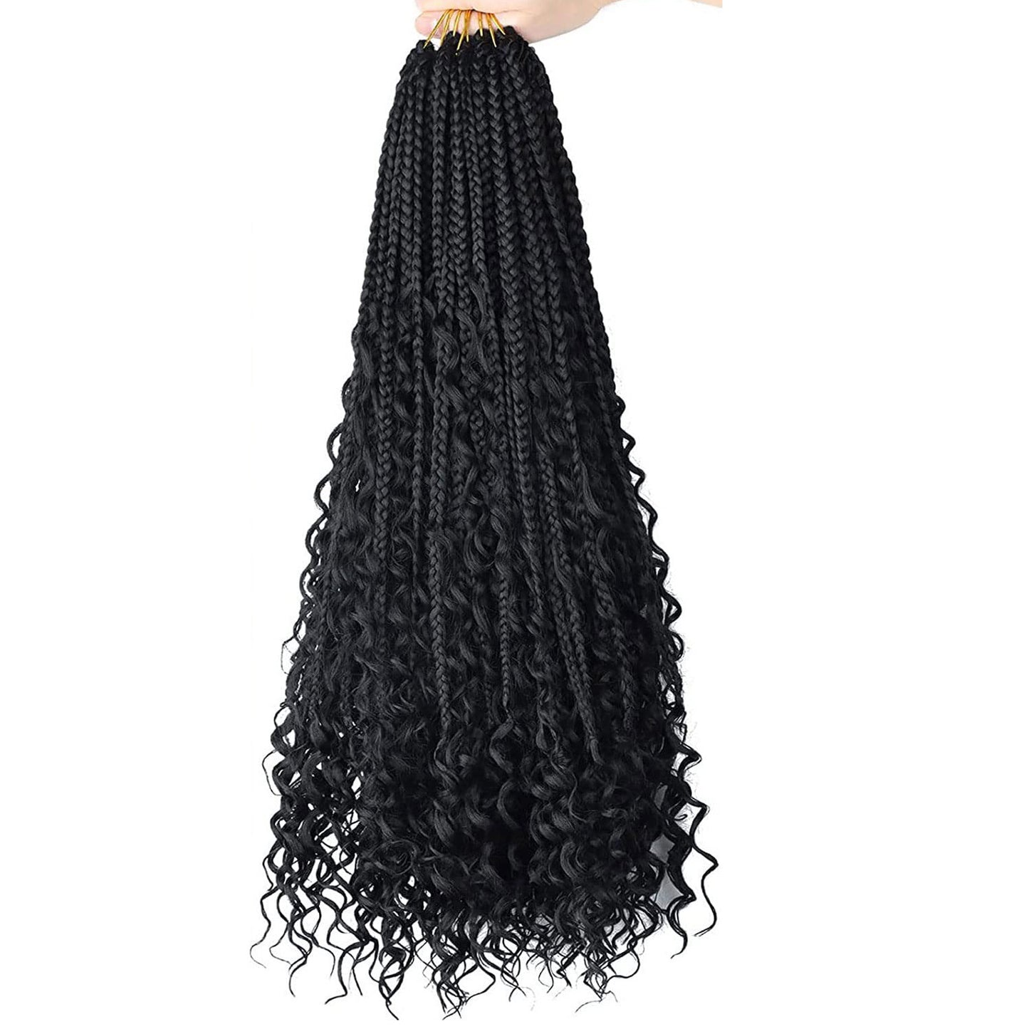 African Braiding Crochet Hair - Three-Strand Synthetic Hair Extensions
