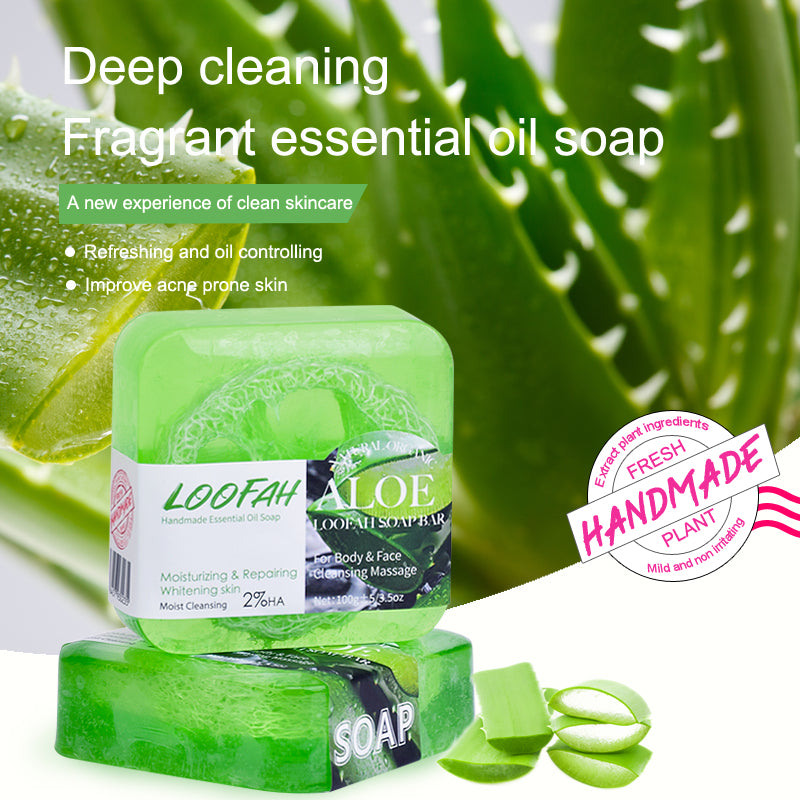 Aloe & Loofah Soap - 100g