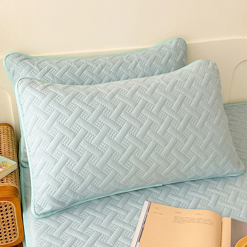Oil-Control Pillowcase with Isolation Layer - Mite-Proof 48x74cm