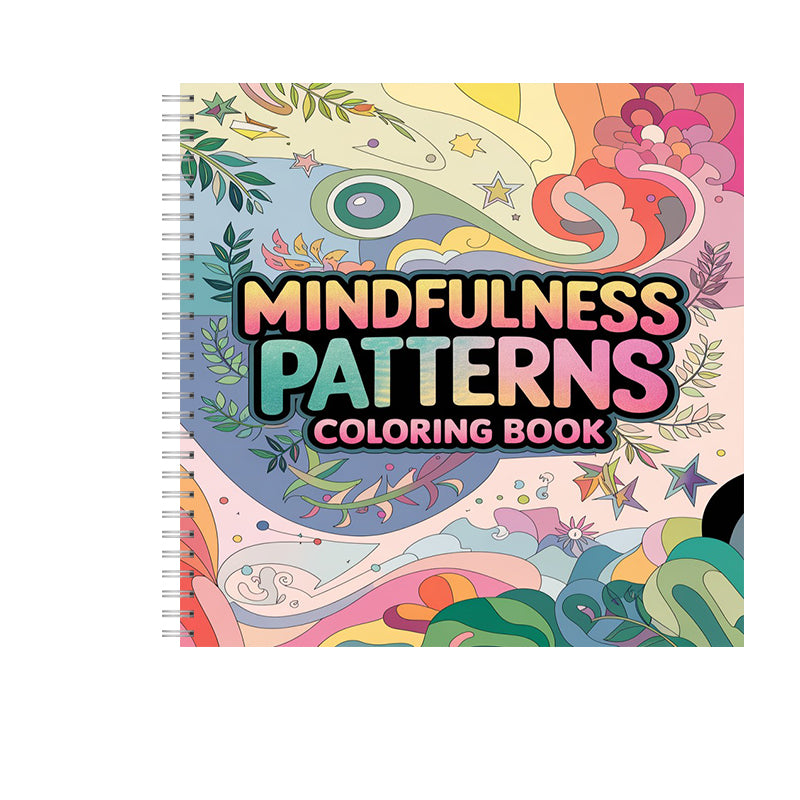 Adult Coloring Book - Mindfulness Patterns Stress Relief Art Set 28 Pages