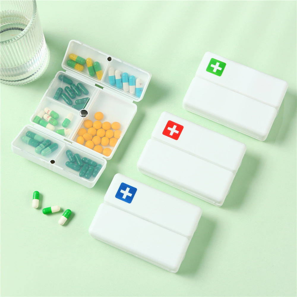 Weekly Travel Pill Box Organizer 7-Day Foldable Storage Container