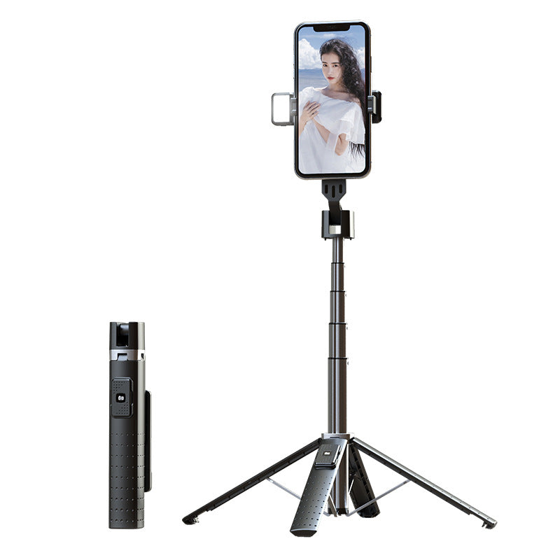 Bluetooth-Compatible Selfie Stick with Double Fill Light