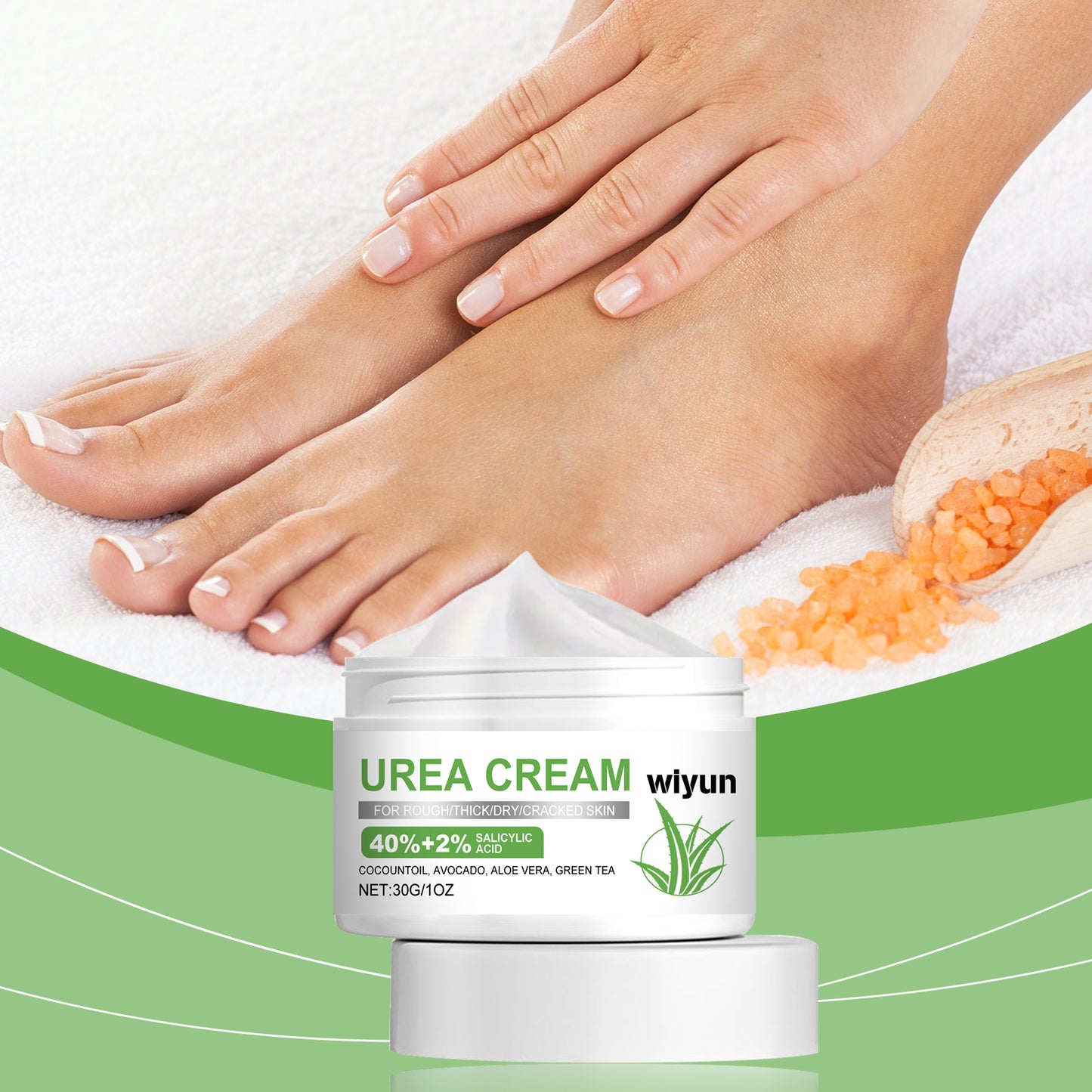 Foot Urea Care Cream - Moisturizing Foot Balm for Dry Skin 30g