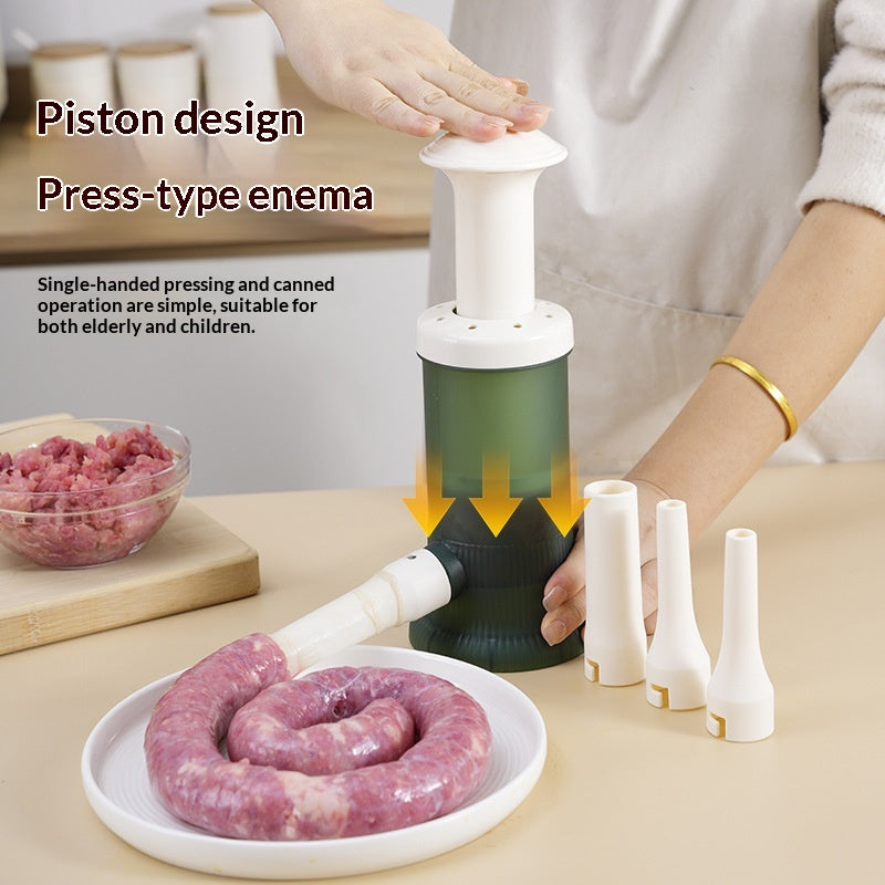 Manual Enema Machine Kit with 4 Tubes for Household Use