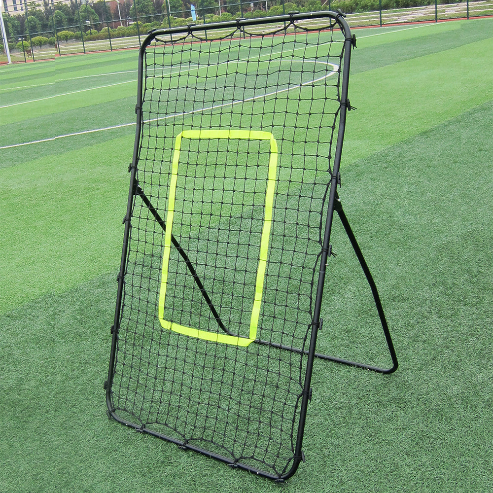 Adjustable Steel Pipe Rebound Soccer Goal - Black, 55.12" x 35.43"