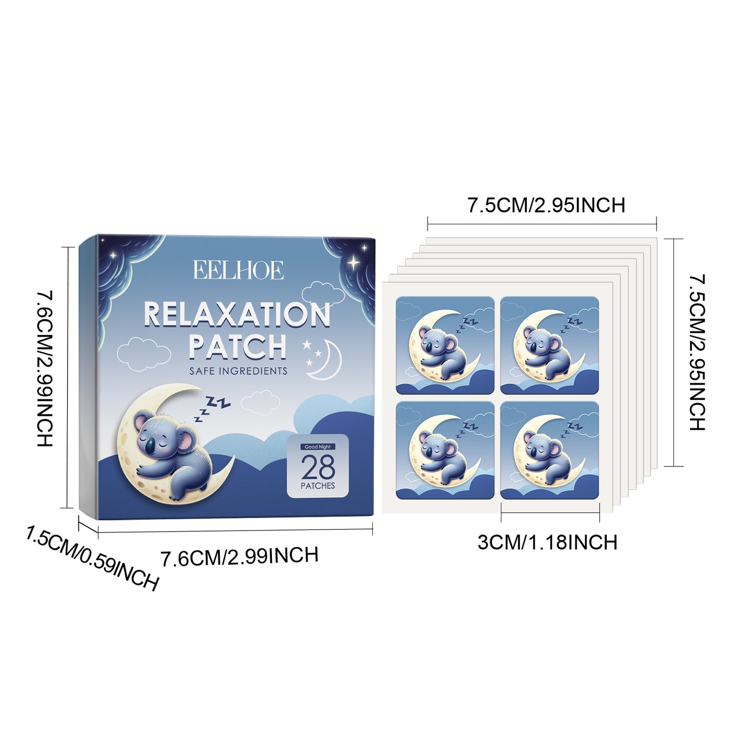 Relaxation Sleep Patches for Improved Rest & Insomnia Relief
