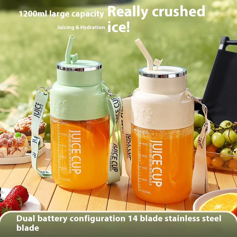 Wireless Portable Electric Juicer 1200ml Large Capacity Kitchen Appliance