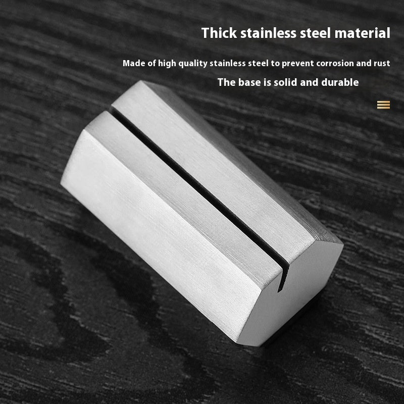 Minimalist Stainless Steel Seat Plate for Home and Garden Decor