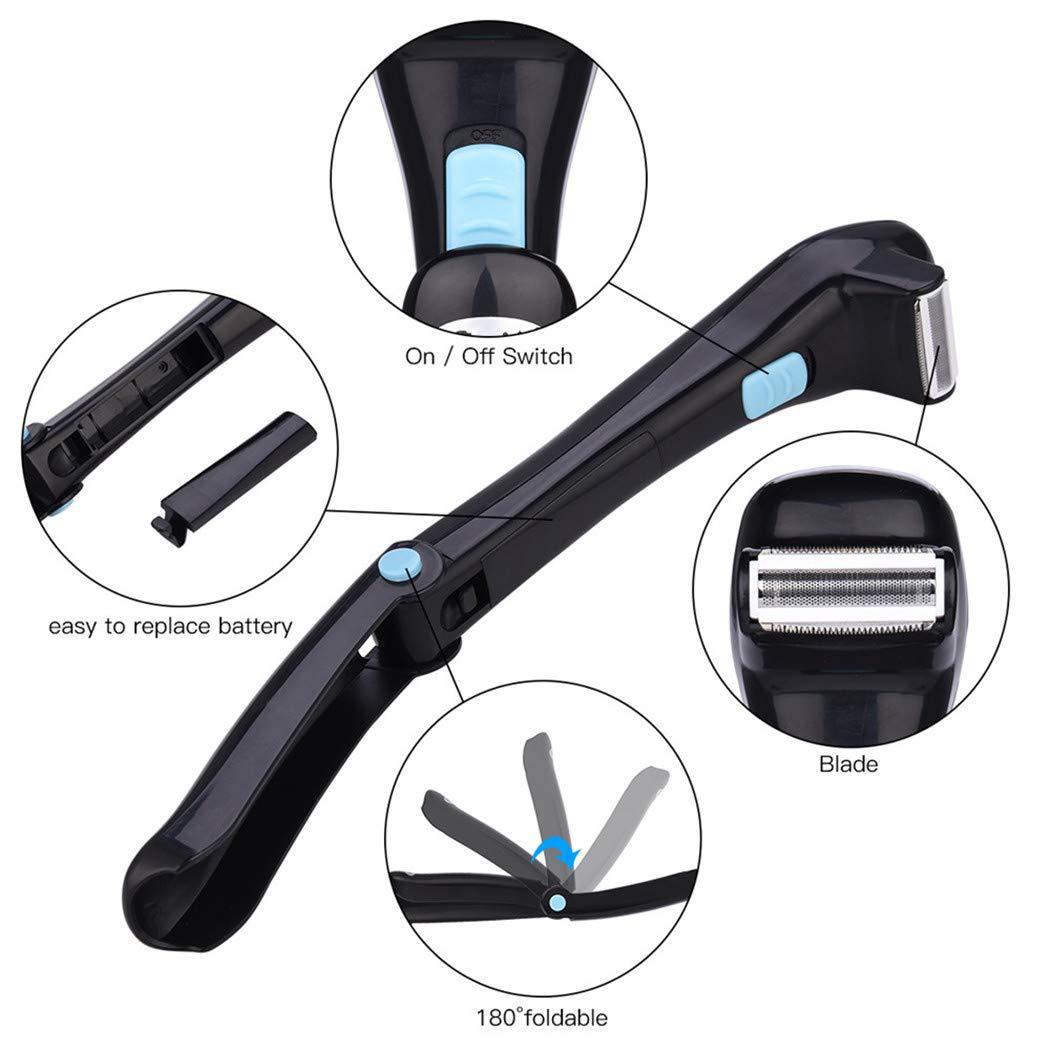 Folding Electric Body Shaver - Black