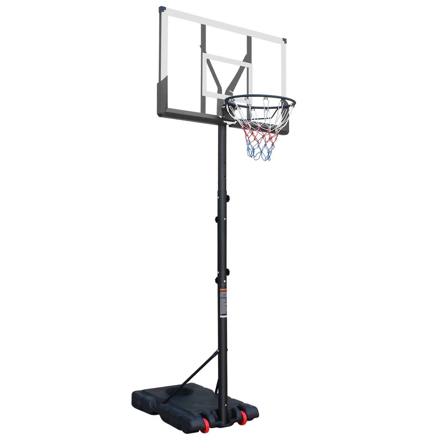 Height Adjustable Portable Basketball Hoop - 5.73-10FT with Wheels