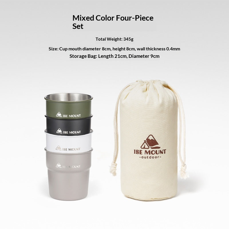 Outdoor Stainless Steel Swallow Cup for Camping 300ml