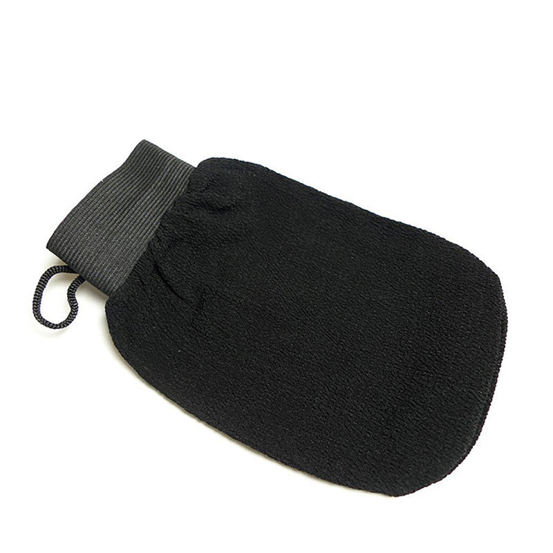 Exfoliating Shower Glove Set for Body Scrubbing and Tanning Prep - Reusable Loofah Mitts