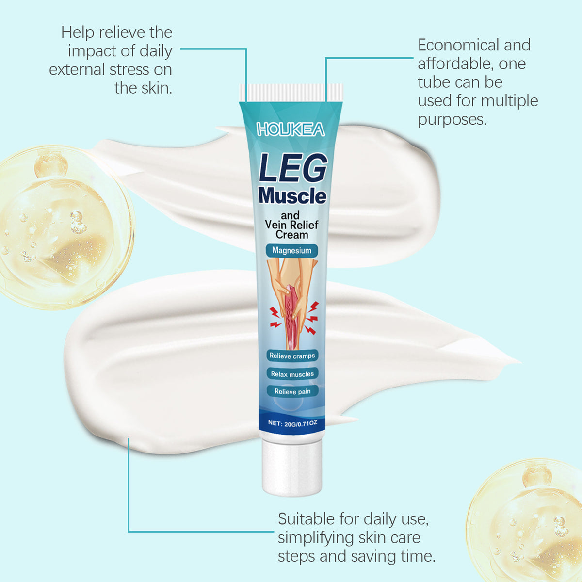 Mild Ingredients Care To Relieve Legs