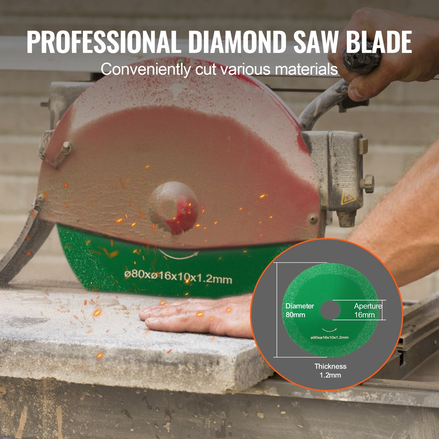 Wet Diamond Core Drill Bit 4.25 Inch for Concrete Brick with 14 Inch Depth