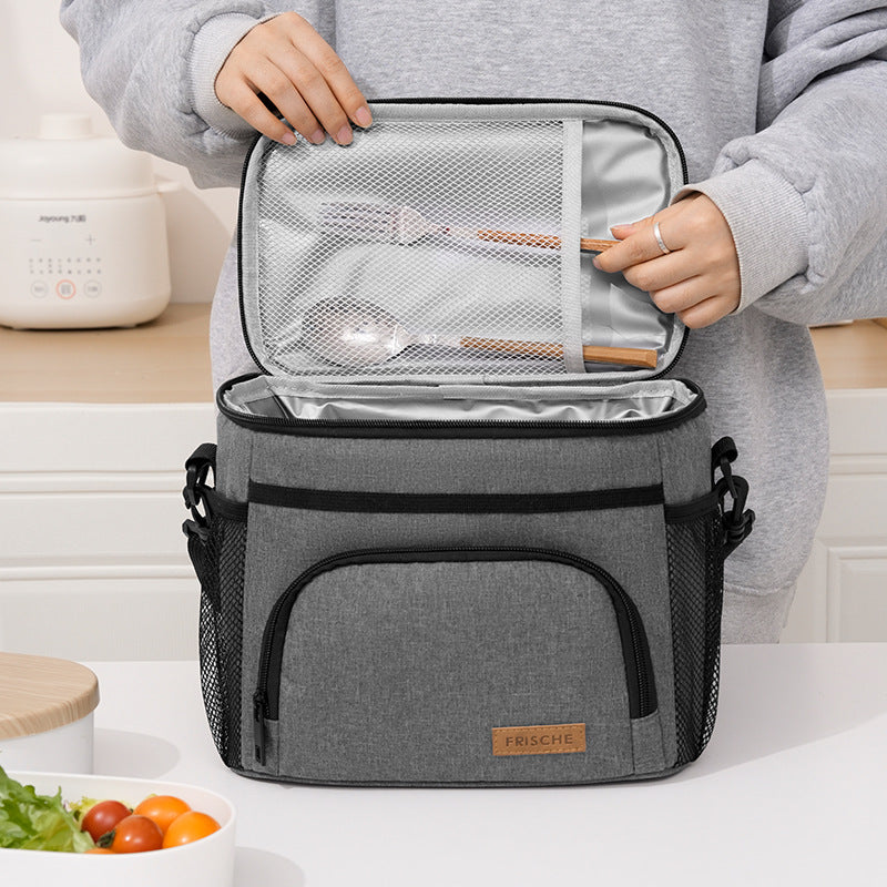 Insulated Picnic Lunch Bag Portable Cooler for Outdoor Office & Garden Use
