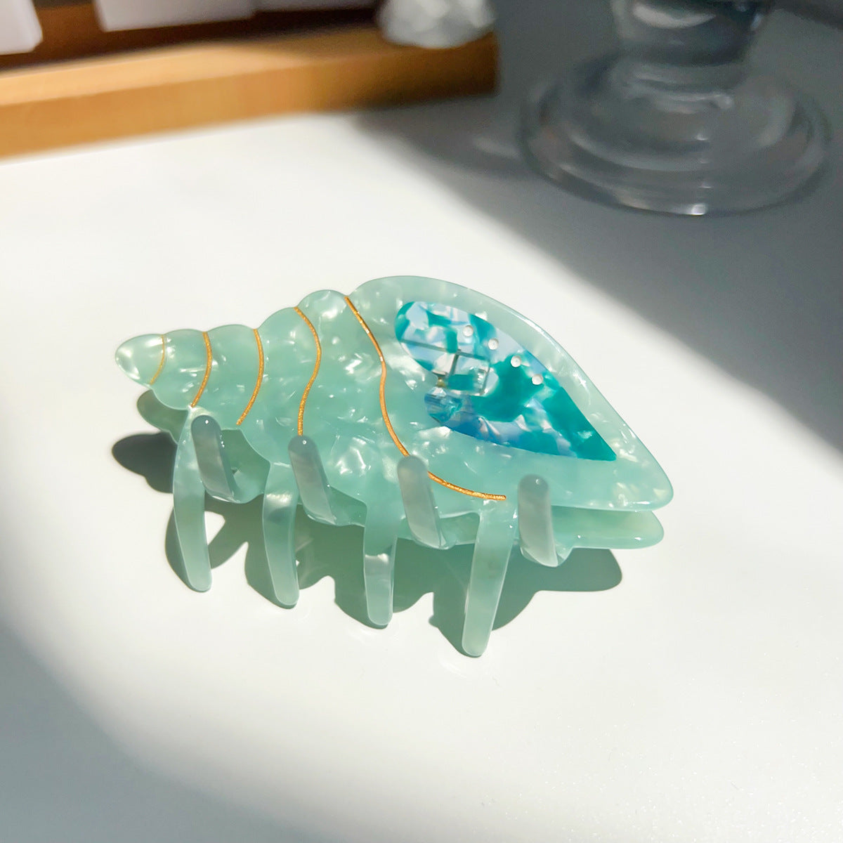 Summer Acetate Conch Hair Barrettes - Cute Hair Accessories