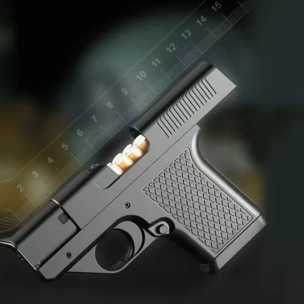 Windproof Inflatable Lighter - Portable Folding Design