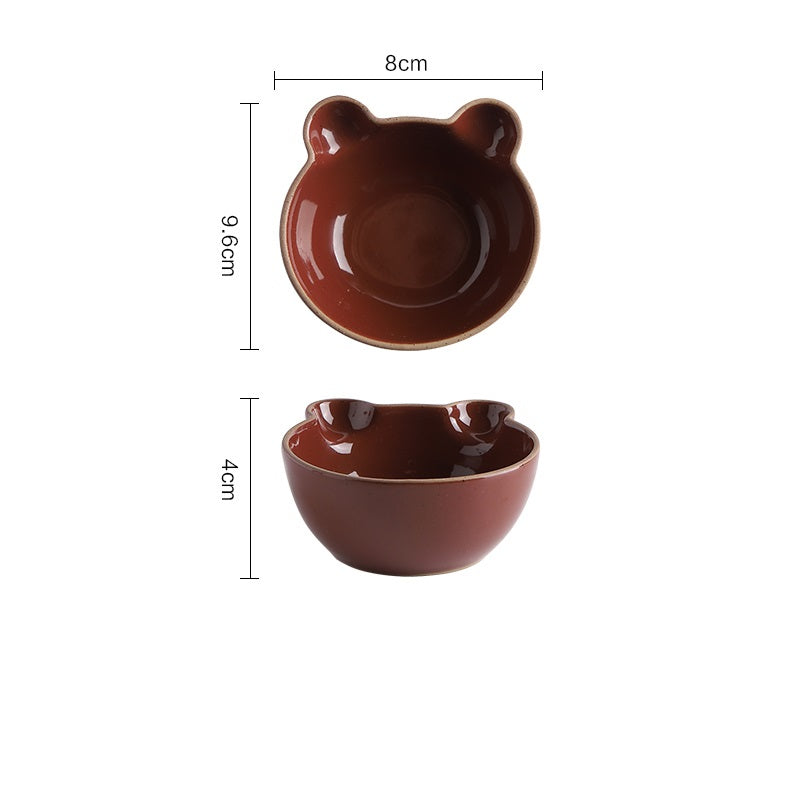 Creative Ceramic Dipping Sauce Saucer - Irregular Porcelain Small Plate for Kitchen Dining