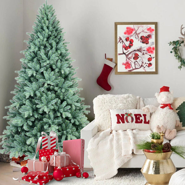 6ft Blue Green Tint Artificial Christmas Tree - Easy Assembly
