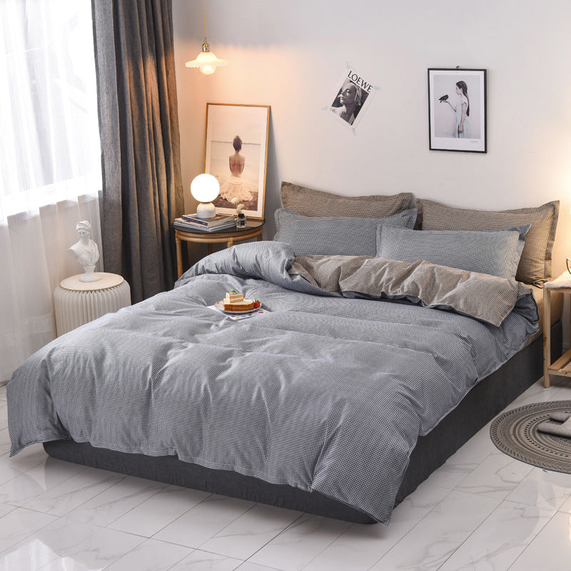 Three-Piece Bedding Set with Quilt Cover and Pillowcases - Multiple Sizes & Patterns