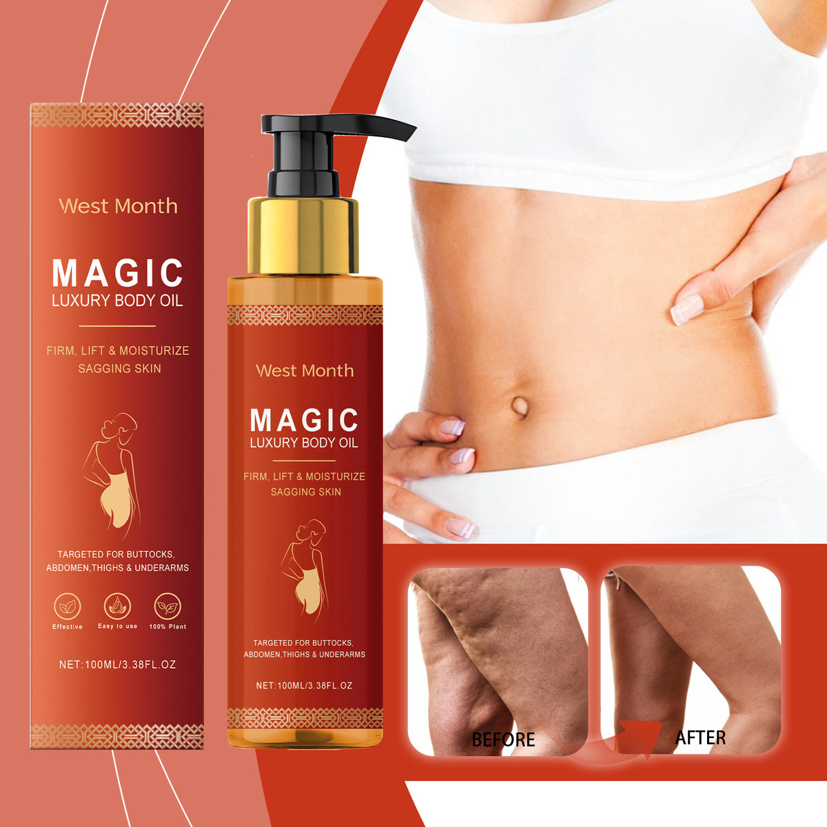 Body Firming Moisturizing Oil - 100ml