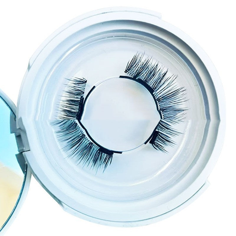 Magnetic False Eyelashes with Clips - Thick Slender Eyelash Set for Makeup