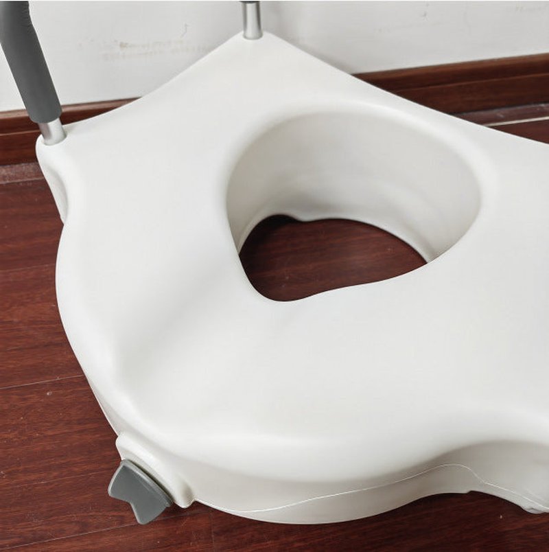 Adjustable Toilet Riser Seat Cushion for Elderly - Height-Adjustable