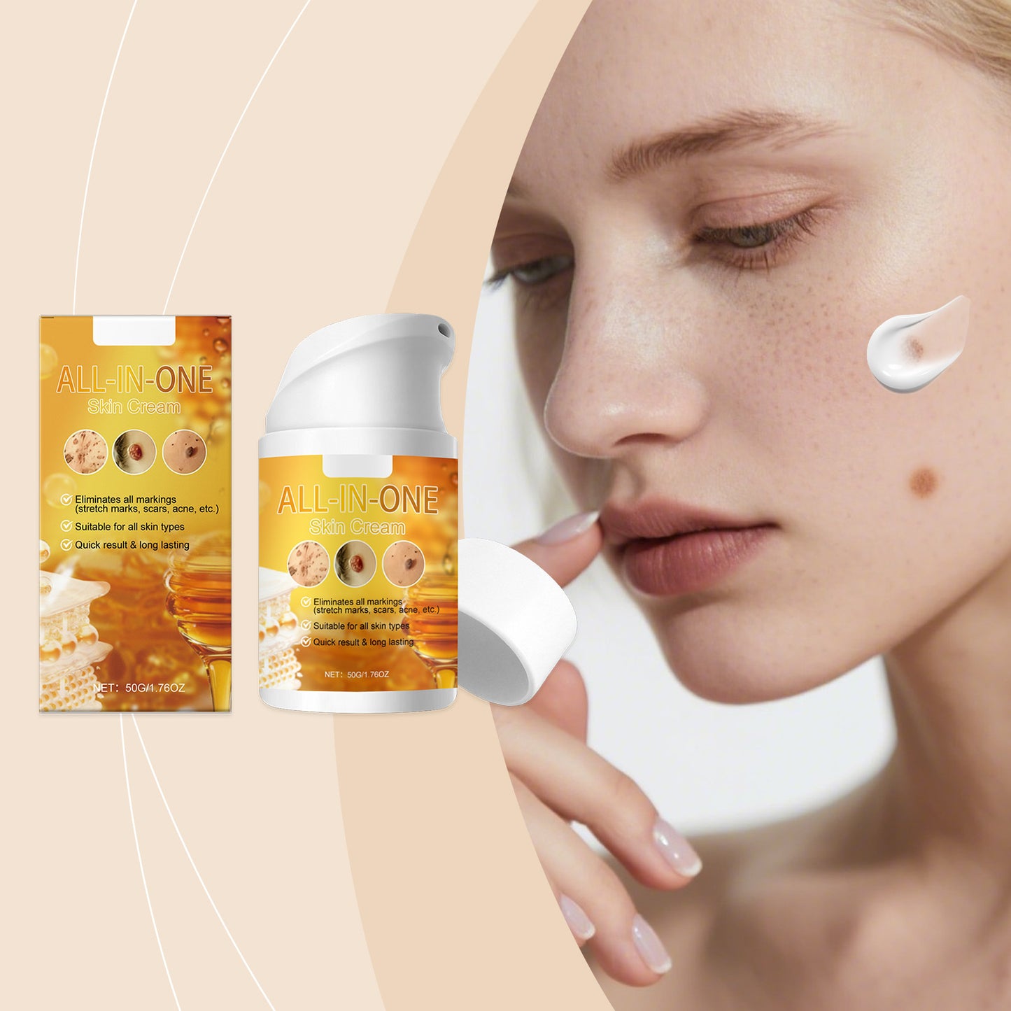 Retinol Skincare Cream 50g for Face Nourishment and Anti-Aging