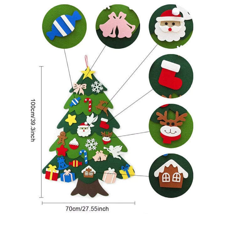 Christmas Decoration Pendant Set for Children DIY Holiday Party Decor